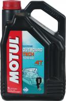 Масло моторное MOTUL OUTBOARD TECH 10W-30 10W-40 4T (5 ЛИТРОВ)
