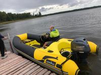 Надувная моторная лодка ПВХ Адмирал RIB 470 с консолью