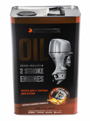 Масло моторное Sumitachi 2-Stroke engines oil TC-W3 4л
