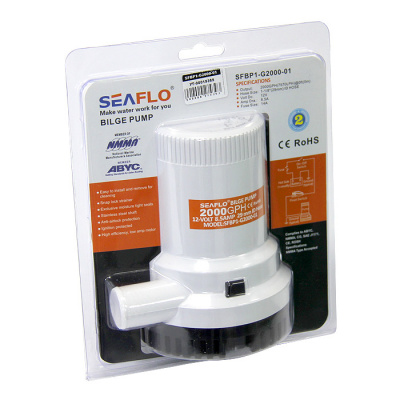 Насос осушительный SEAFLO 2000GPH 01 Series 12В