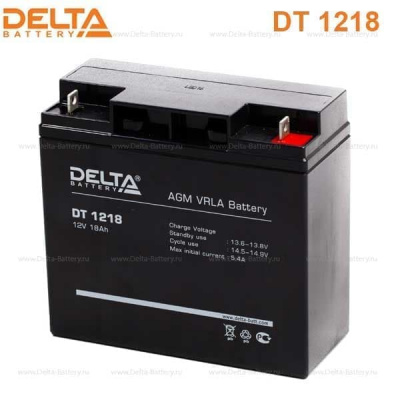 Аккумуляторная батарея Delta DT 1218 (12V / 18Ah)