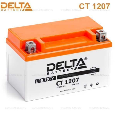 Аккумуляторная батарея Delta CT 1207 (12V / 7Ah)