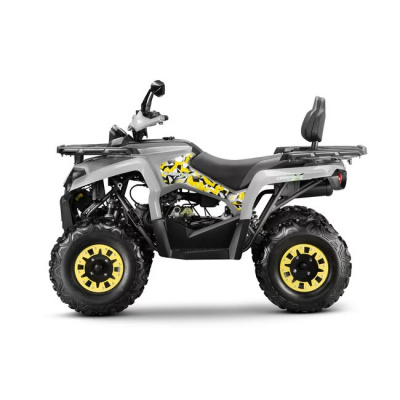 Квадроцикл GLADIATOR F200 LUX серый с псм
