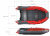 Надувная моторная лодка REEF SKAT TRITON 400 NDFI с Интегрированным фальшбортом New Надувная моторная лодка REEF SKAT TRITON 400 NDFI с Интегрированным фальшбортом New