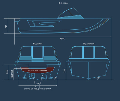 Лодка ПНД SWIMMER 490
